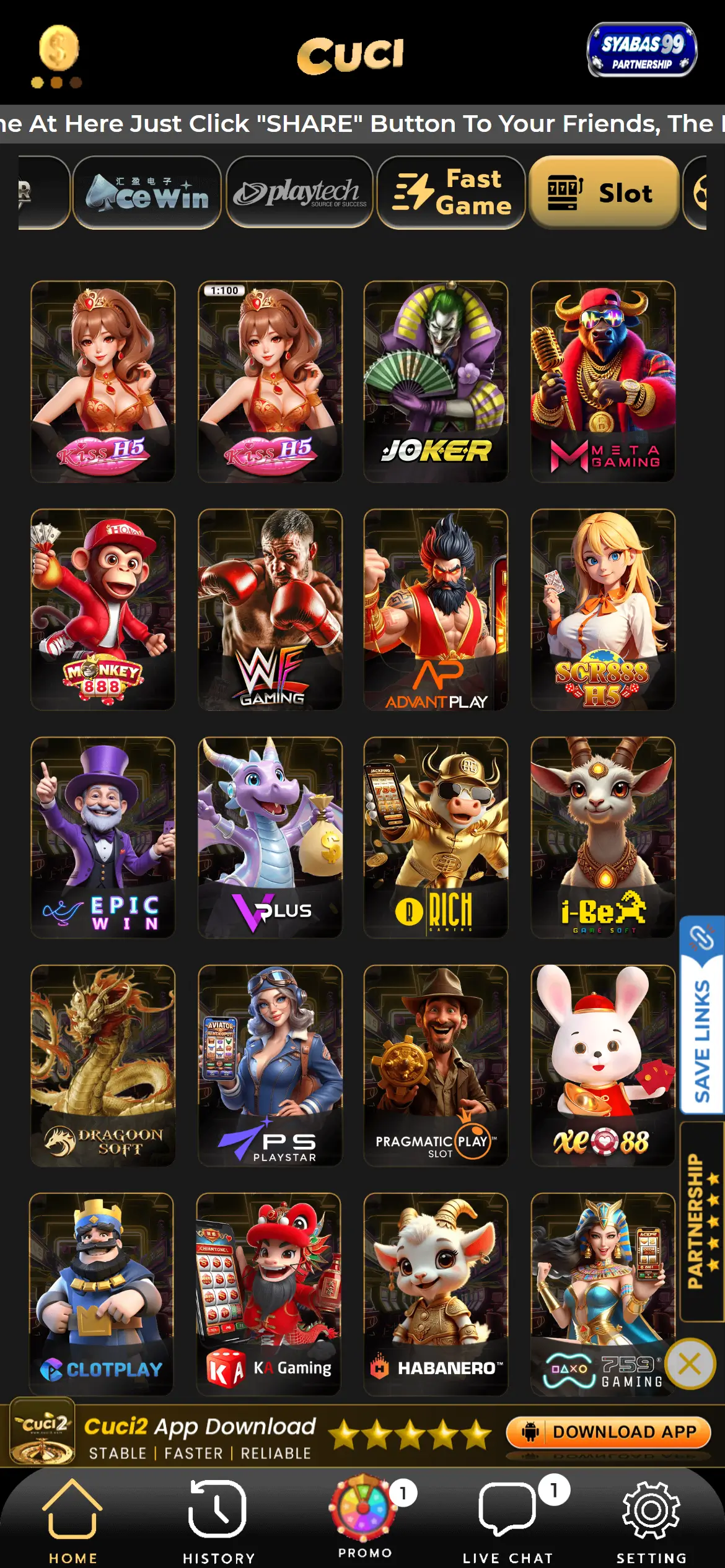 CUCI2 Popular Games Catalog